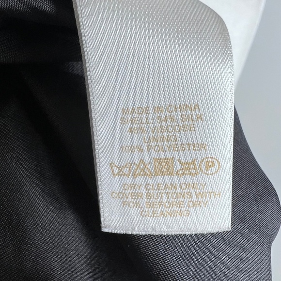 Kate Spade Fit and Flare Blue Black Square Print Dress 6 - Picture 5 of 5